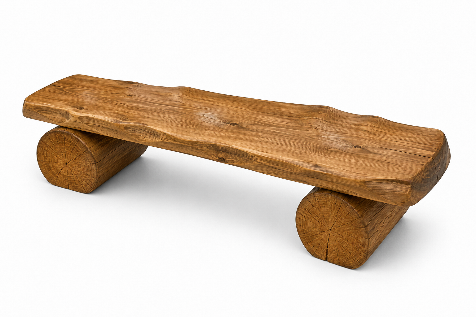 3-Sitzer-Feuerstellenbank: Länge 150 cm × 30 cm