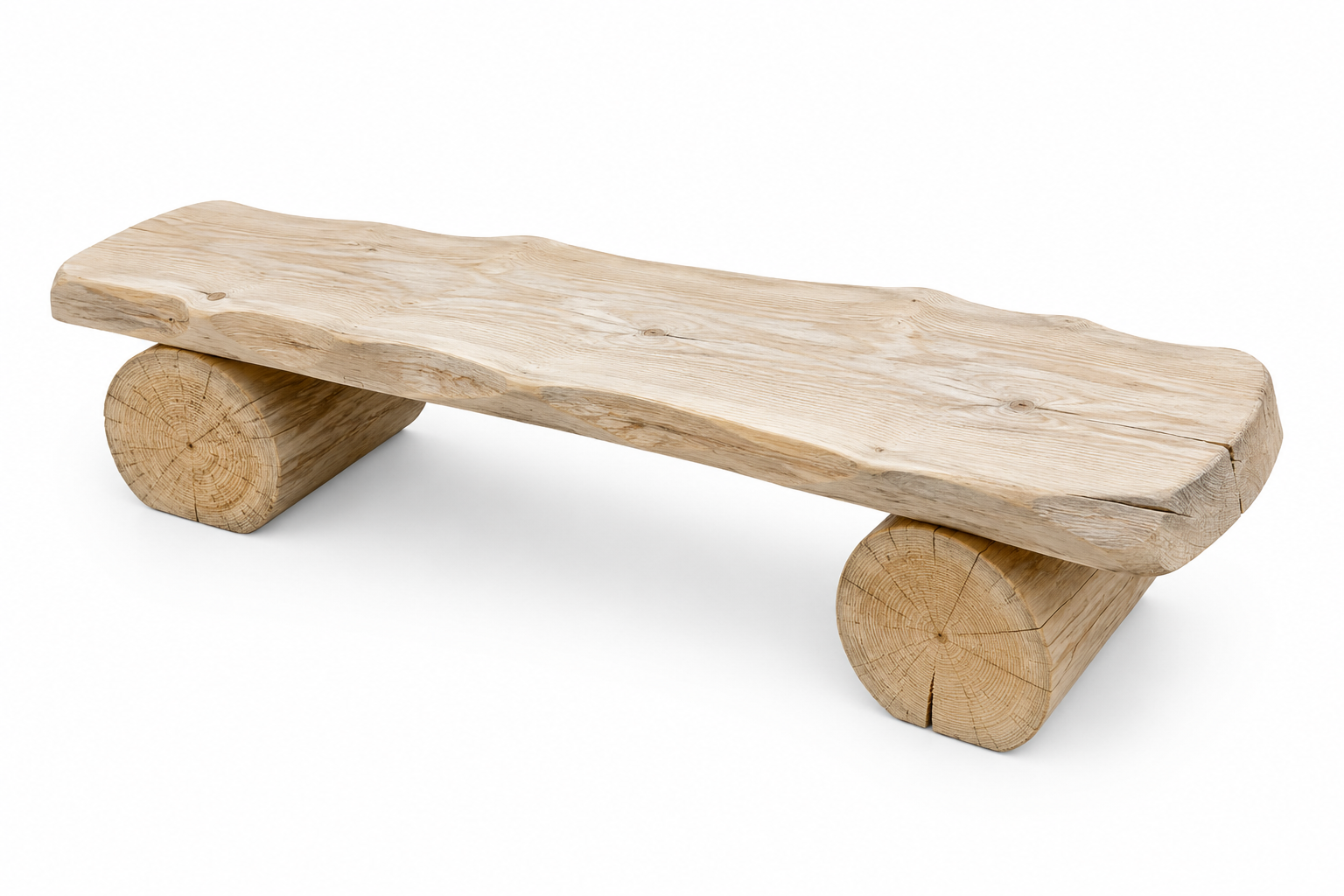 3-Sitzer-Feuerstellenbank: Länge 150 cm × 30 cm